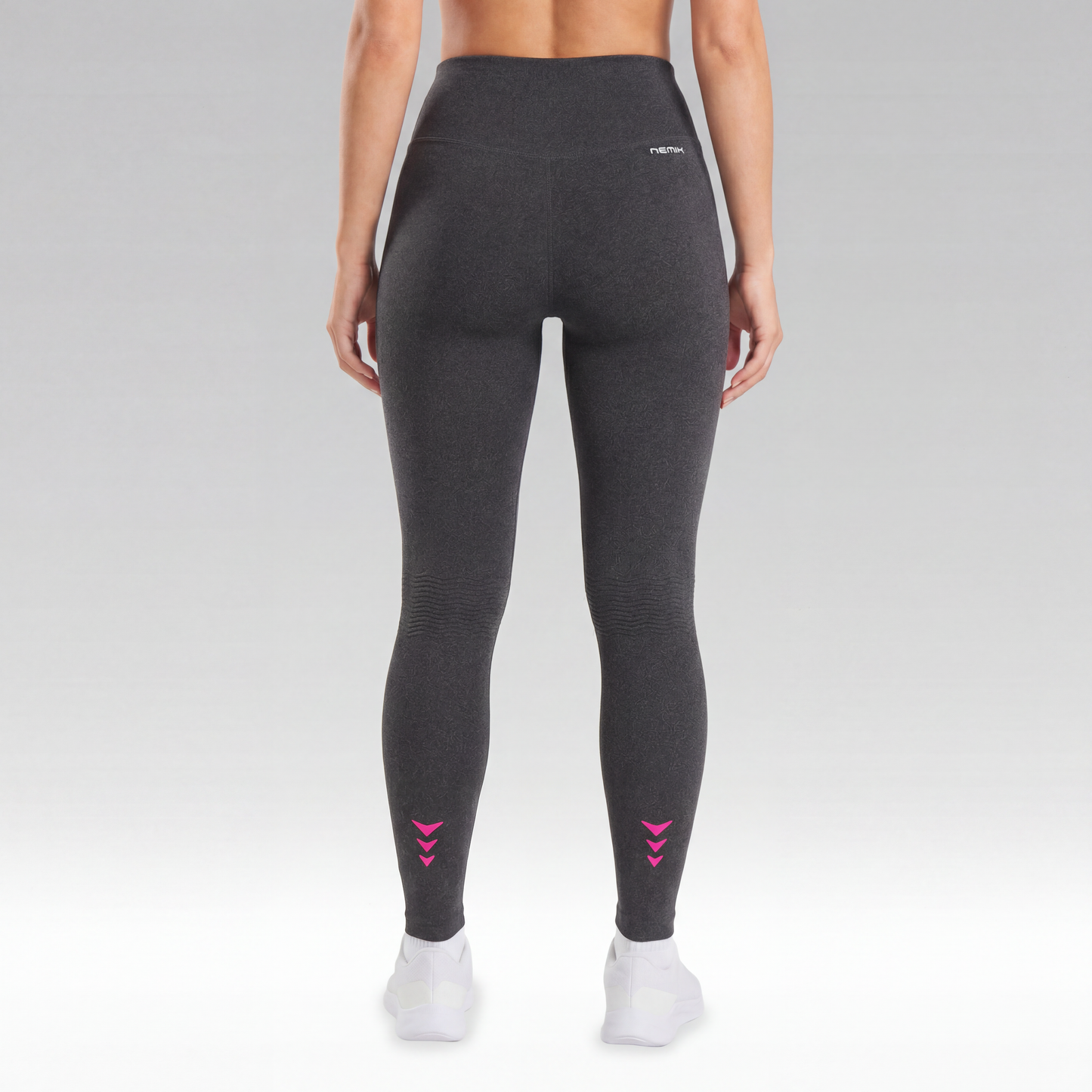 Malla Larga City Racer T2 Negro Jaspe