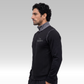 Chamarra Hard Running Negro/Gris