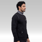 Chamarra Hard Running Negro/Gris