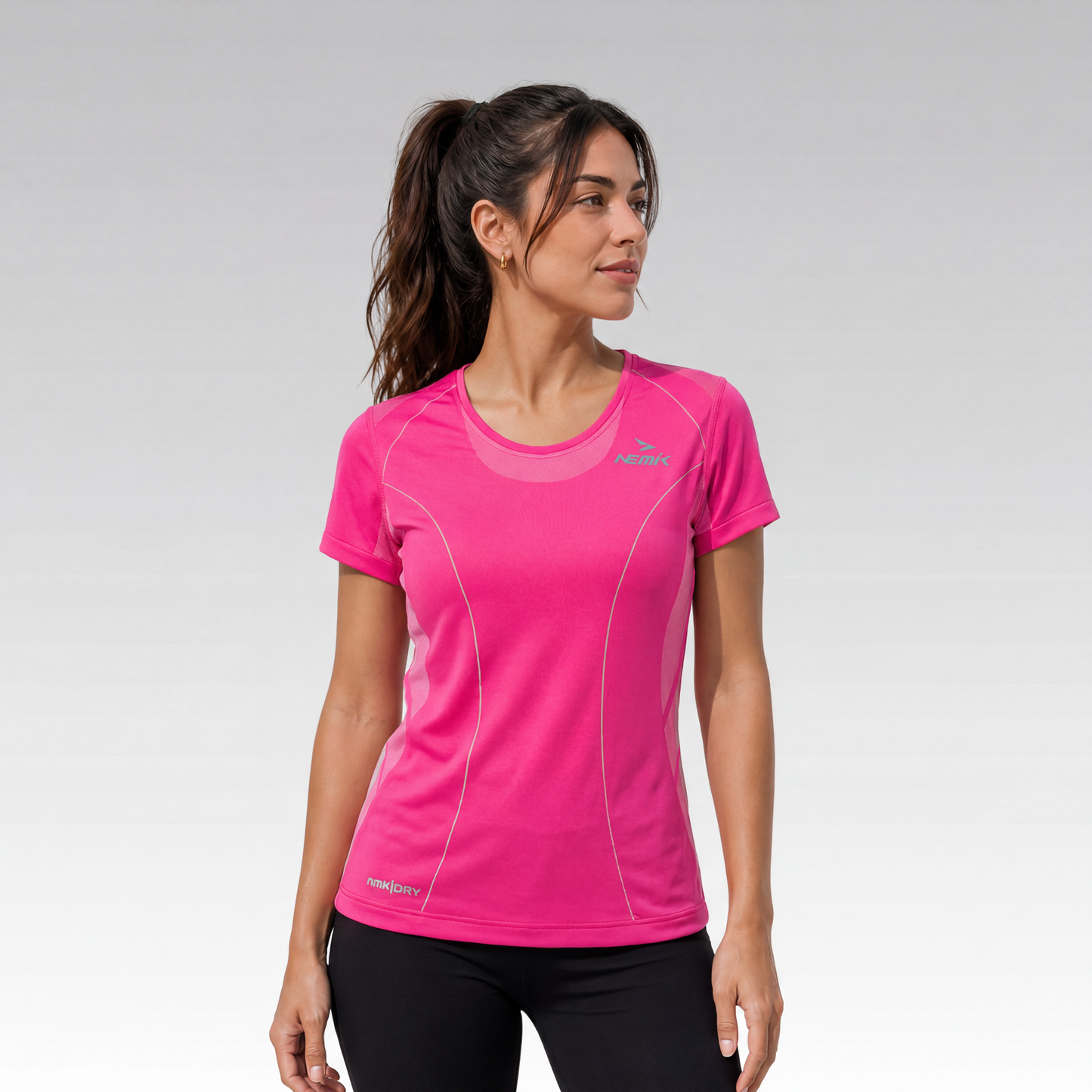 Playera Manga Corta City Racer Hot Pink