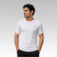 Playera Manga Corta Caballero Hard Running Blanco