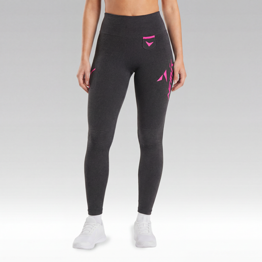 Malla Larga City Racer T2 Negro Jaspe