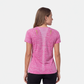 Playera Manga Corta City Racer Rosa Jaspe