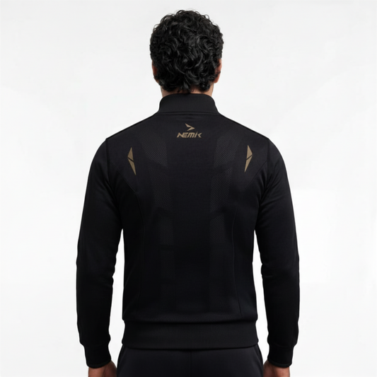 Chamarra Caballero Hard Running Negro/Golden
