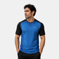 Playera Manga Corta Hard Running Azul Blue/Negro