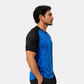 Playera Manga Corta Hard Running Azul Blue/Negro