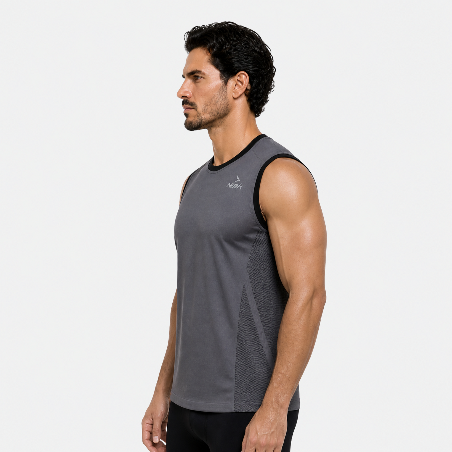 Playera Sin Mangas City Racer Gris